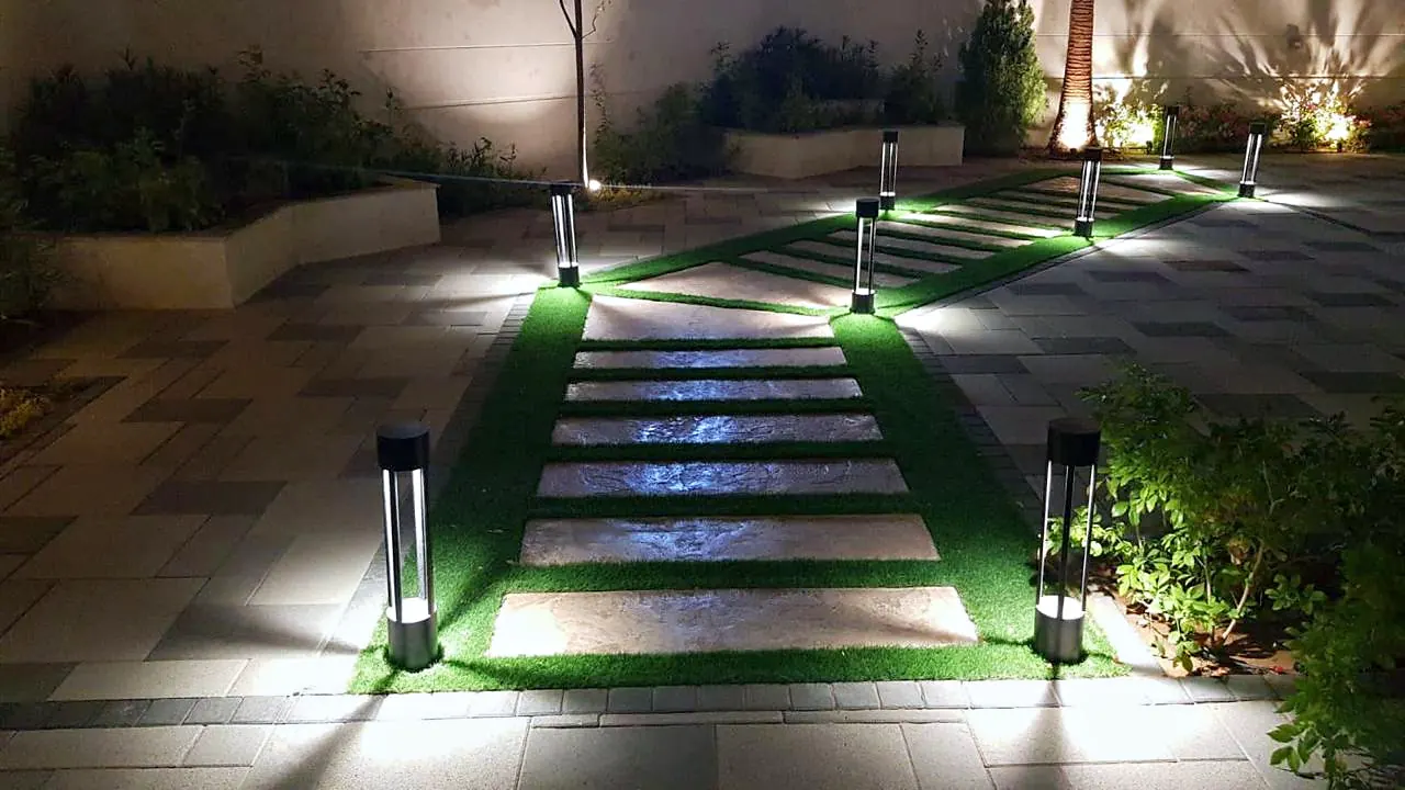 Illuminated Garden Walk