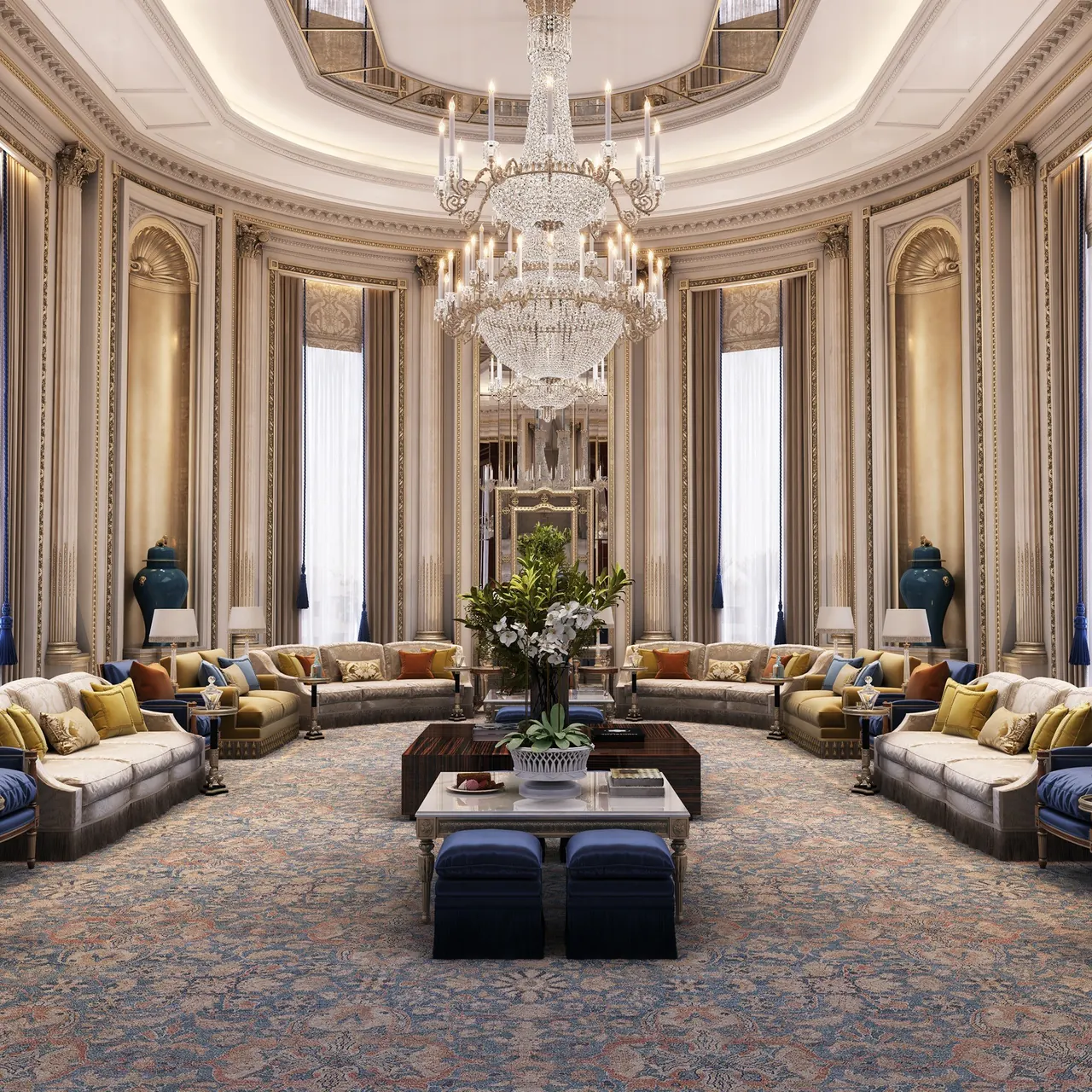 Grand majlis interior design