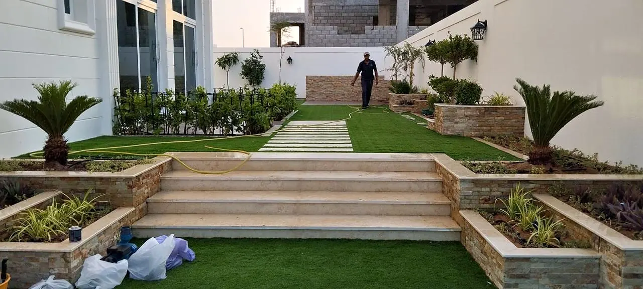 Terraced Villa Entrance