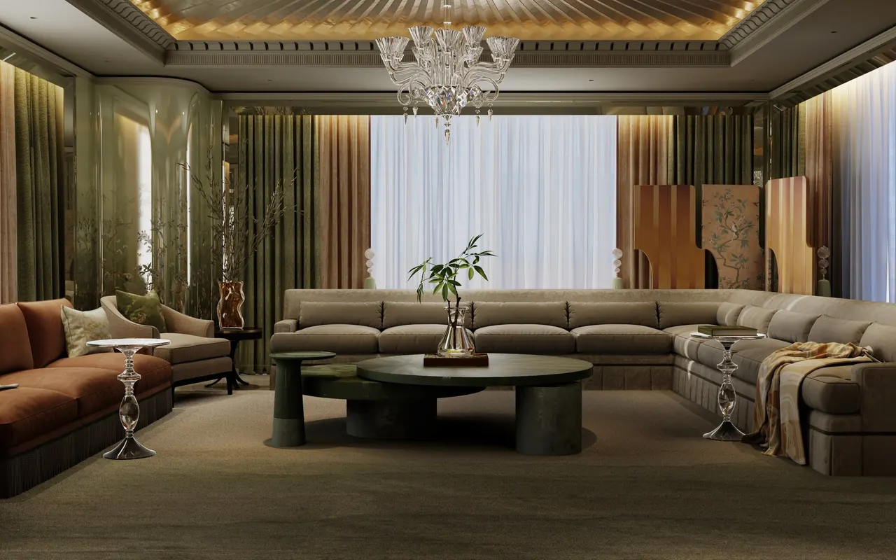 Connected living and dining design